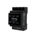 Shelly LAN Switch - Interrupteur/commutateur LAN, Répéteur Ethernet, Courant Alternatif 110V - 230 V, Montage sur Rail DIN, 5 Ports RJ45, App iOS, Android
