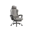 SONGMICS Chaise Gaming Ergonomique avec Repose-Pieds et Coussin à Ressorts – Fauteuil Gamer de Bureau