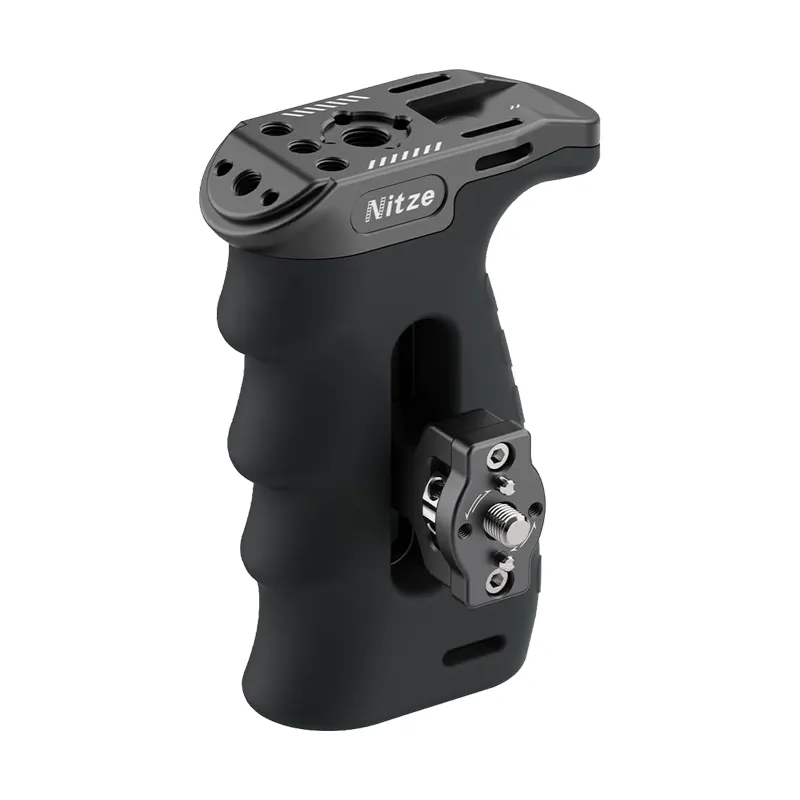 Nitze Ergonomique Poignée Latérale avec vis 1/4" et Goupilles de Positionnement Amovibles