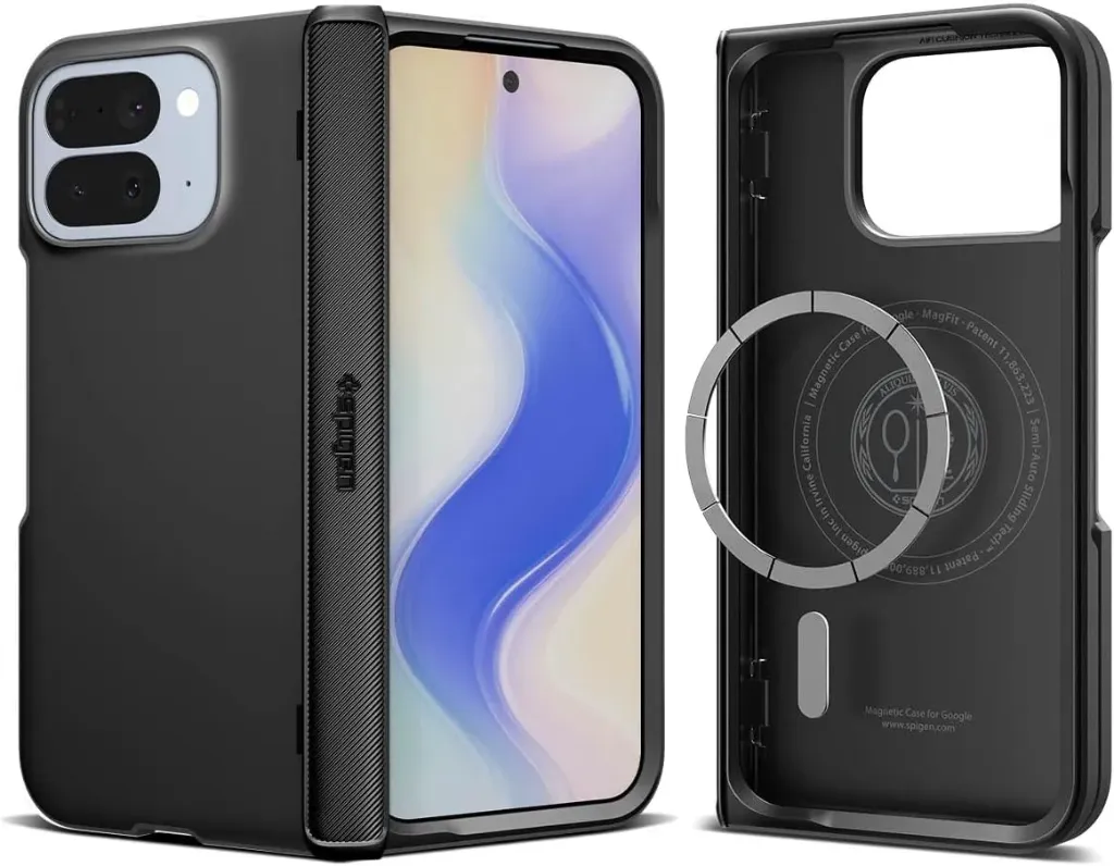 Spigen Slim Armor Pro MagFit Coque pour Google Pixel 10 Pro Fold Compatible avec Pixelsnap et MagSafe - Noir