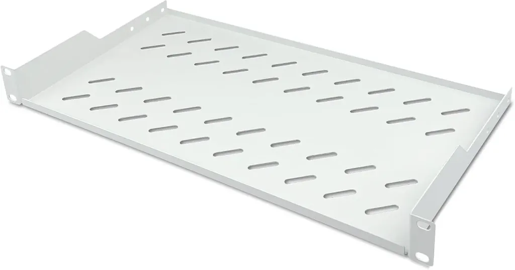 DIGITUS Étagère Fixe 19" 1 U Prof 250 mm Gris lumière