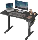 SONGMICS Bureau Électrique Réglable en Hauteur, 120 x 60 cm, Noir d'encre