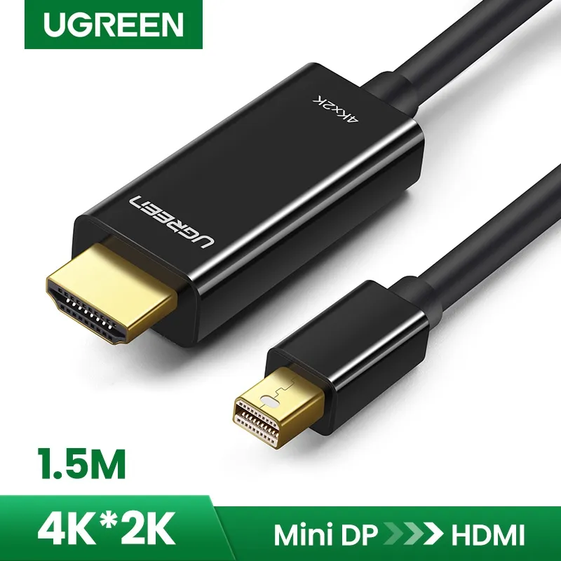 [MD101 20848] UGREEN, câble Mini DisplayPort vers HDMI, 4K, 1,5 m