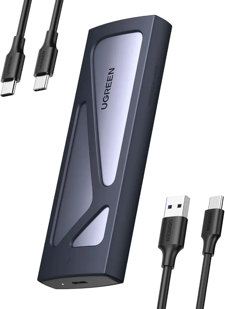 UGREEN Boîtier M.2 SSD NVMe USB 3.2 Gen 2 10 Gbps Adaptateur NVMe SSD M.2 2230 2242 2260 2280
