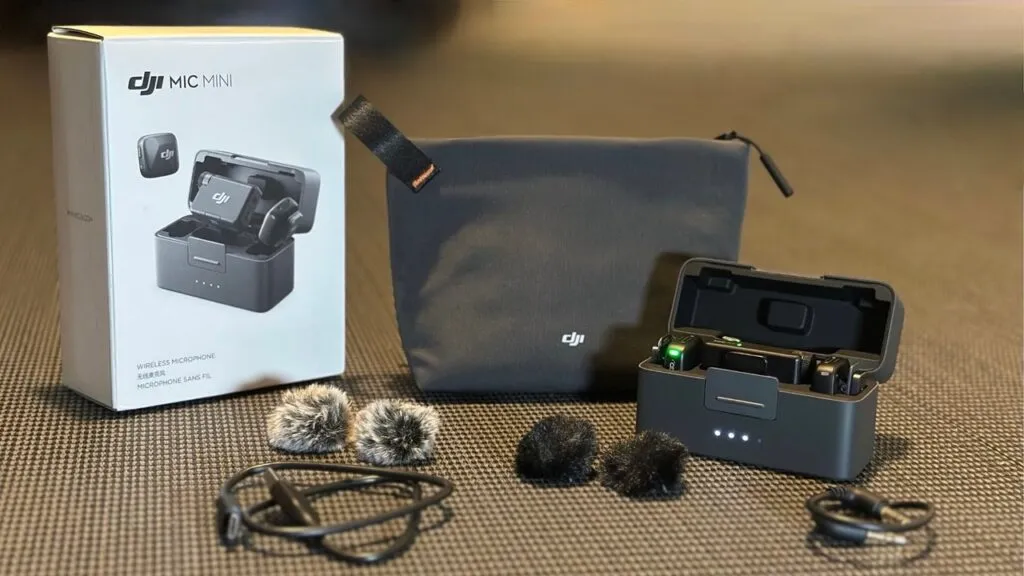 DJI Mic Mini (2 TX+1RX+Boîtier de Recharge),( Boite Ouverte )