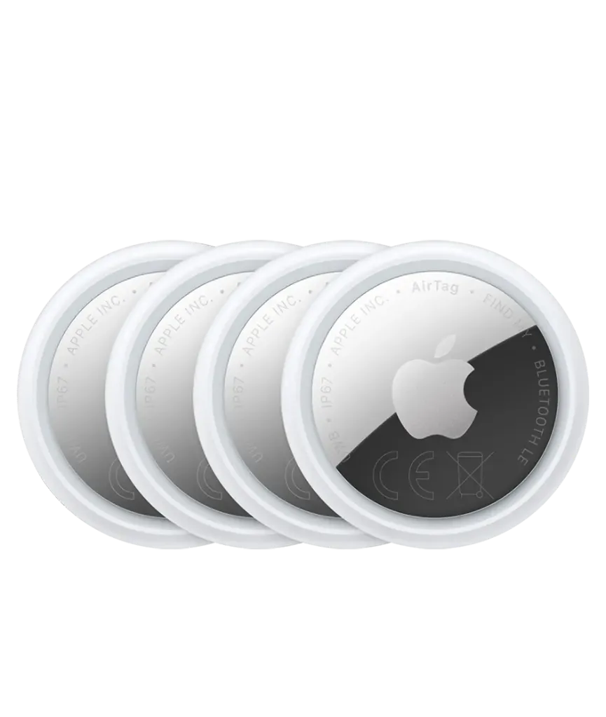 Apple Lot de 4 AirTags  (2ᵉ génération) : Traqueur pour Porte-clés, Portefeuille et Plus Encore (copie)
