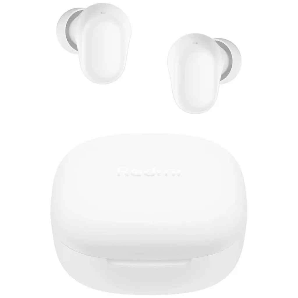 XIAOMI Redmi Buds 6 Play – Ecouteurs Bluetooth, Conducteurs 10 mm, 5 Modes EQ, Jusqu'à 7.5h+36h Autonomie de la Batterie, 10min de Charge fournit 3h de Lecture Musicale, IPX4, Blanc