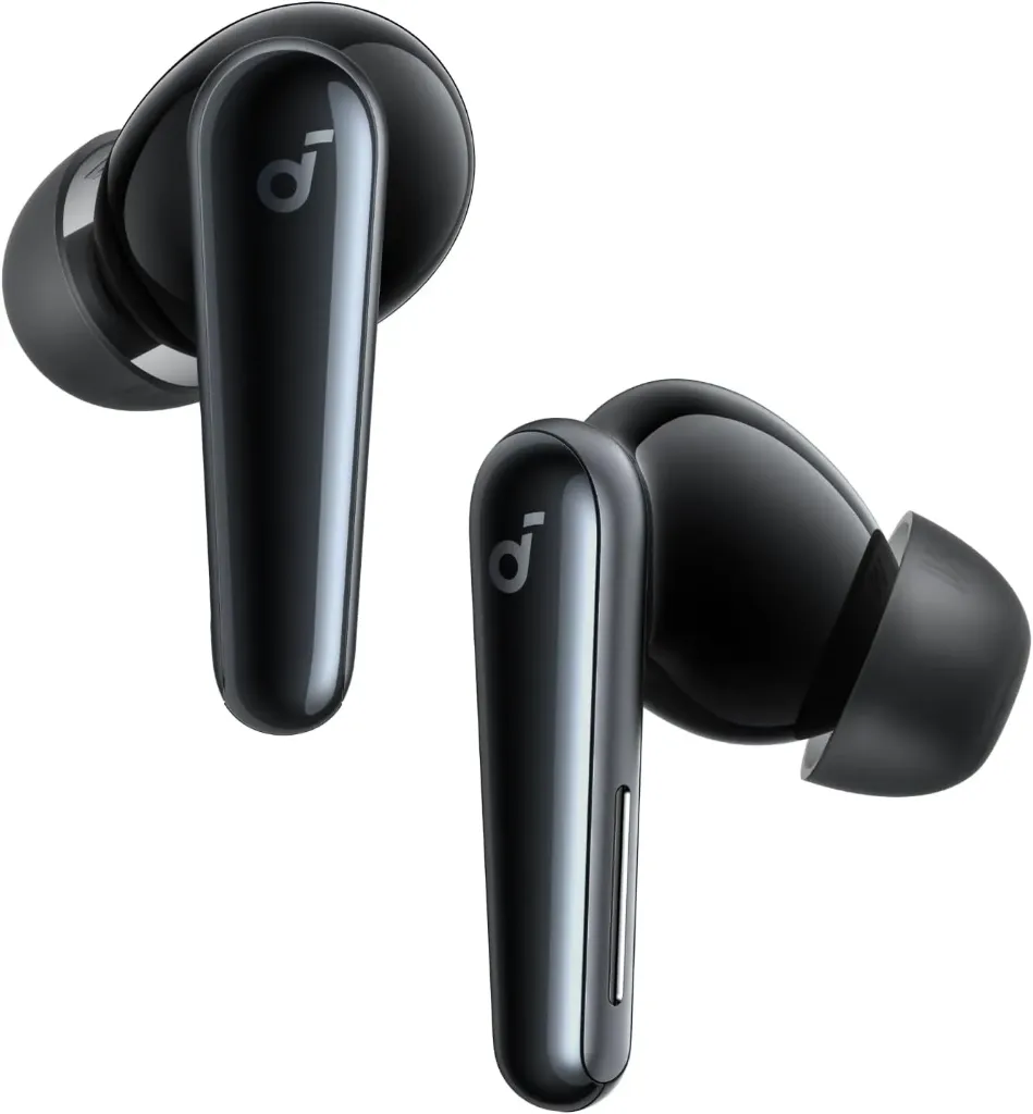 Soundcore Liberty 5, écouteurs Bluetooth avec ANC adaptative, autonomie 48 h (Noir)