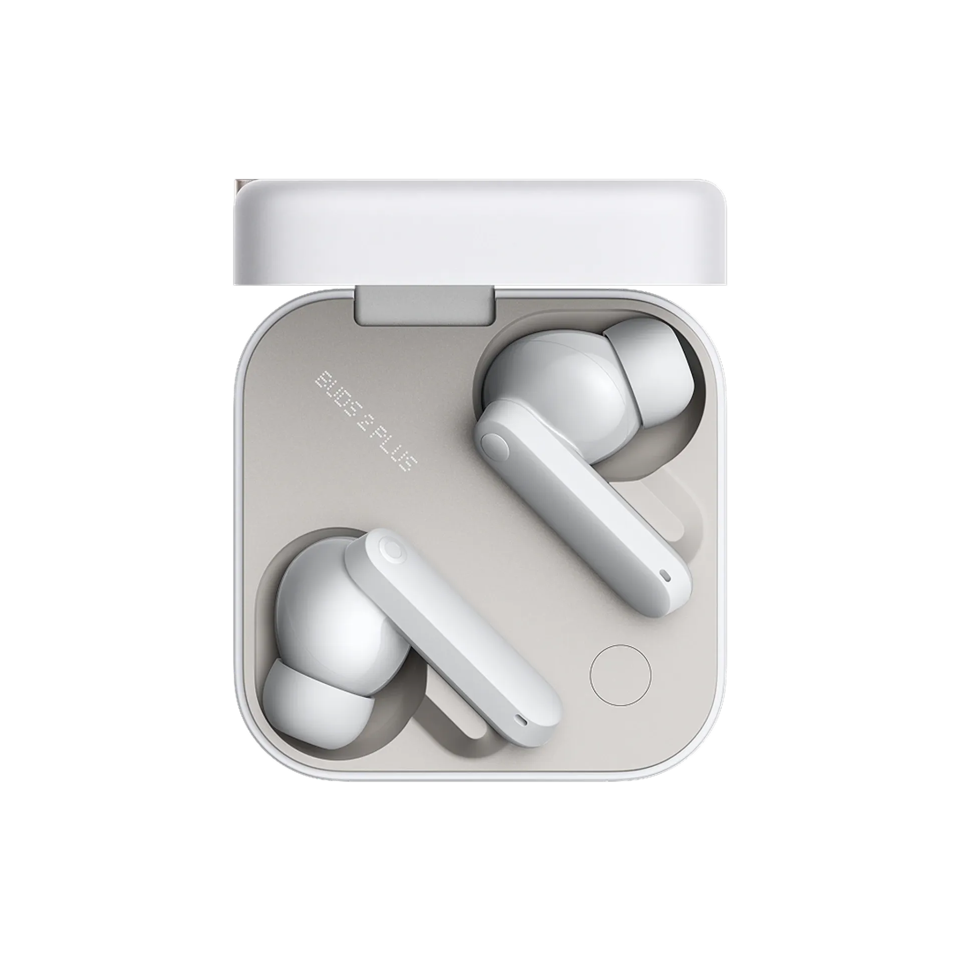 CMF BY NOTHING Buds 2 Plus écouteurs Bluetooth sans Fil,Bluetooth 5.4 42 DB Réduction Hybride du Bruit - Gris Clair