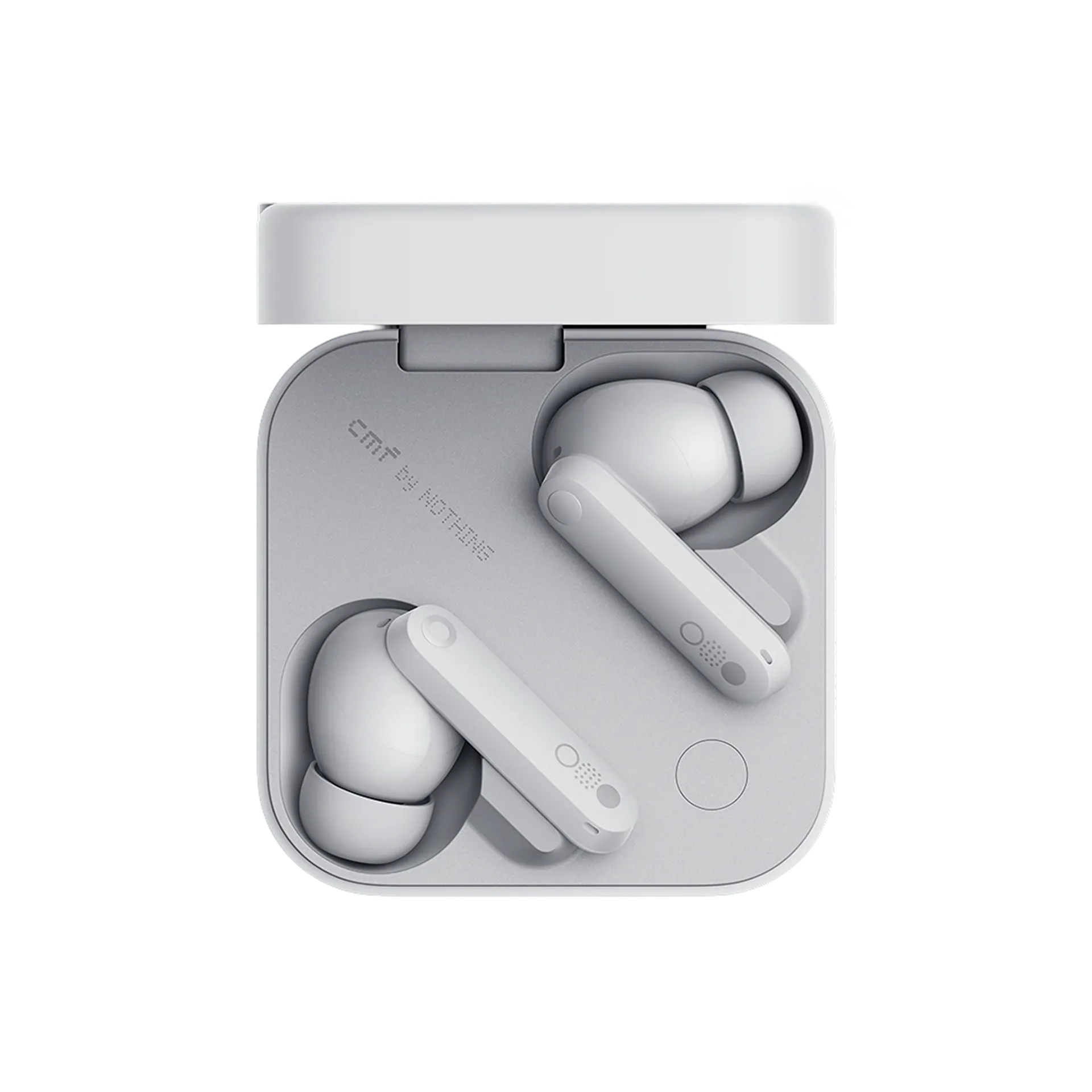 CMF by Nothing Buds Pro 2 Écouteurs sans Fil avec Son Hi-FI, 50 DB Suppression Active du Bruit Hybride, 6 micros HD, et Effet Audio Spatial, 2025- Gris clair