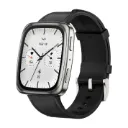 Amazfit Active 2 Square, montre connectée 1,75″ AMOLED NFC (Cuir noir)