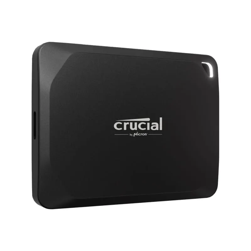 Crucial X10 Pro 1To SSD Externe Portable, Jusqu’à 2100Mo/s, USB-C 3.2 Gen2, CT2000X10SSD9C02, Noir