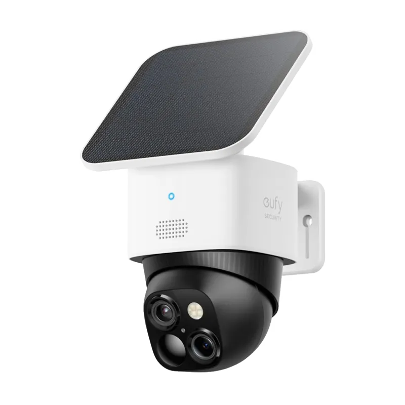 eufy Security SoloCamS340 caméra de sécurité Solaire, extérieure sans Fil, Surveillance 360° 3K, Wi-Fi 2, 4 GHz, sans Frais mensuels, Compatible HomeBase 3