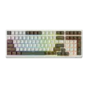 RK Royal Kludge F99, clavier mécanique sans fil 96 %, 100 touches, QWERTY, tri-mode, RGB (Vert)