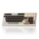 RK Royal Kludge F99, clavier mécanique sans fil 96 %, 100 touches, QWERTY, tri-mode, RGB (Gris)