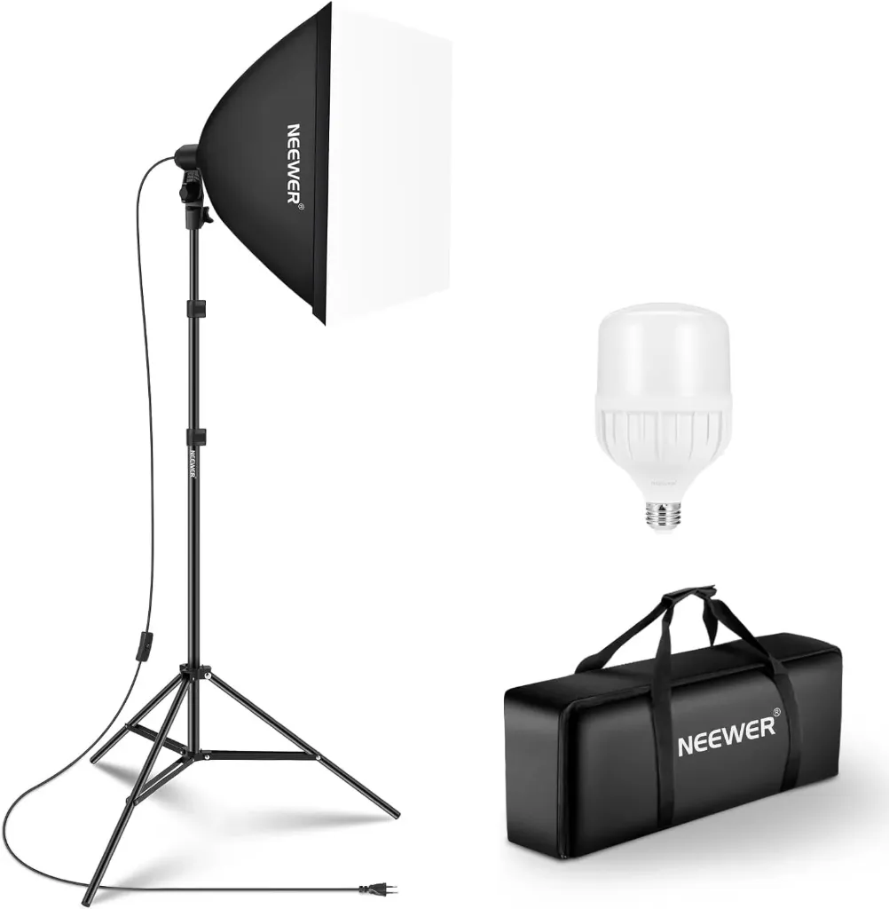 [NK300] NEEWER NK300 Kit d'éclairage Softbox RVB avec contrôle par App