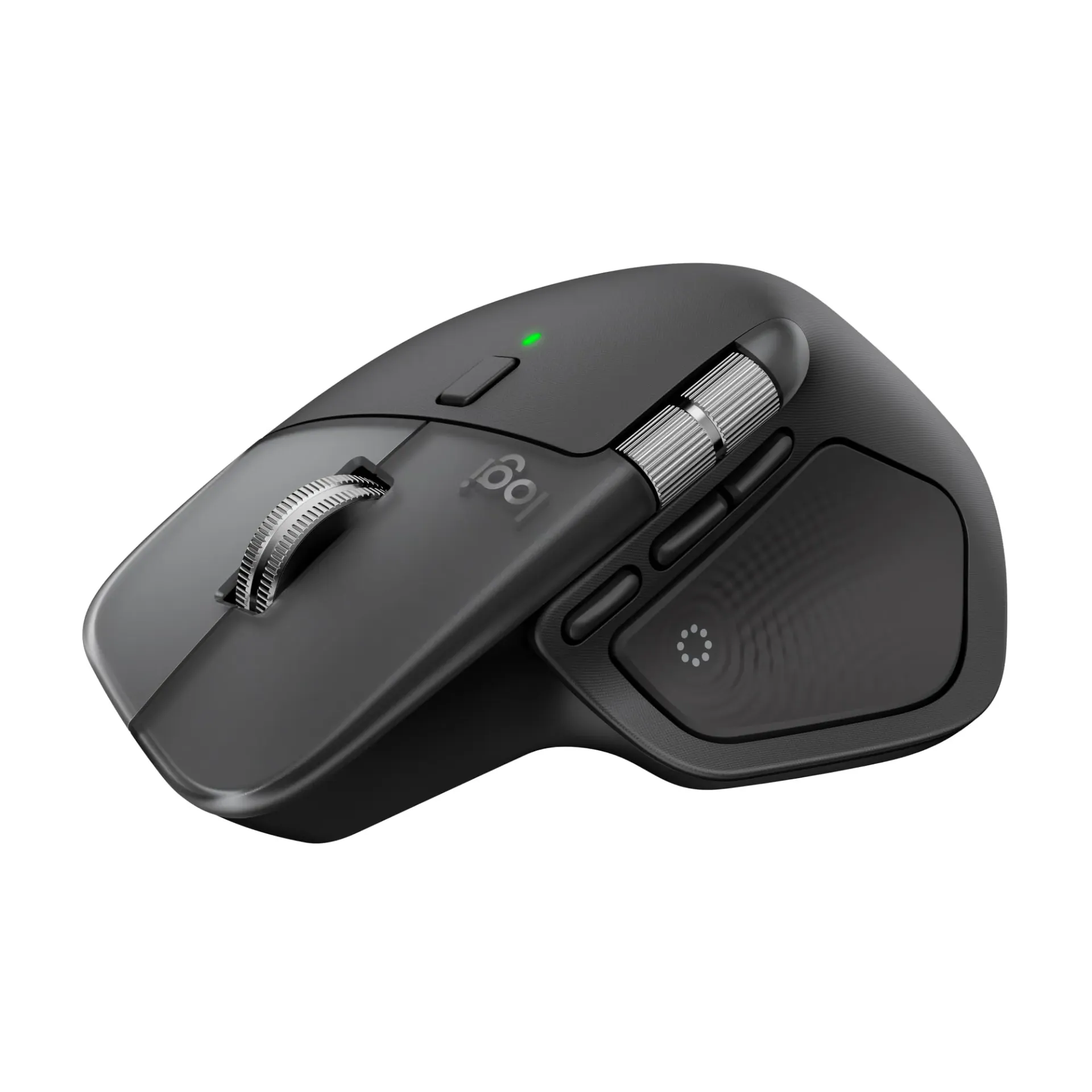 Logitech MX Master 4 for Mac, souris Bluetooth 8 000 DPI avec retour haptique (Gris foncé)