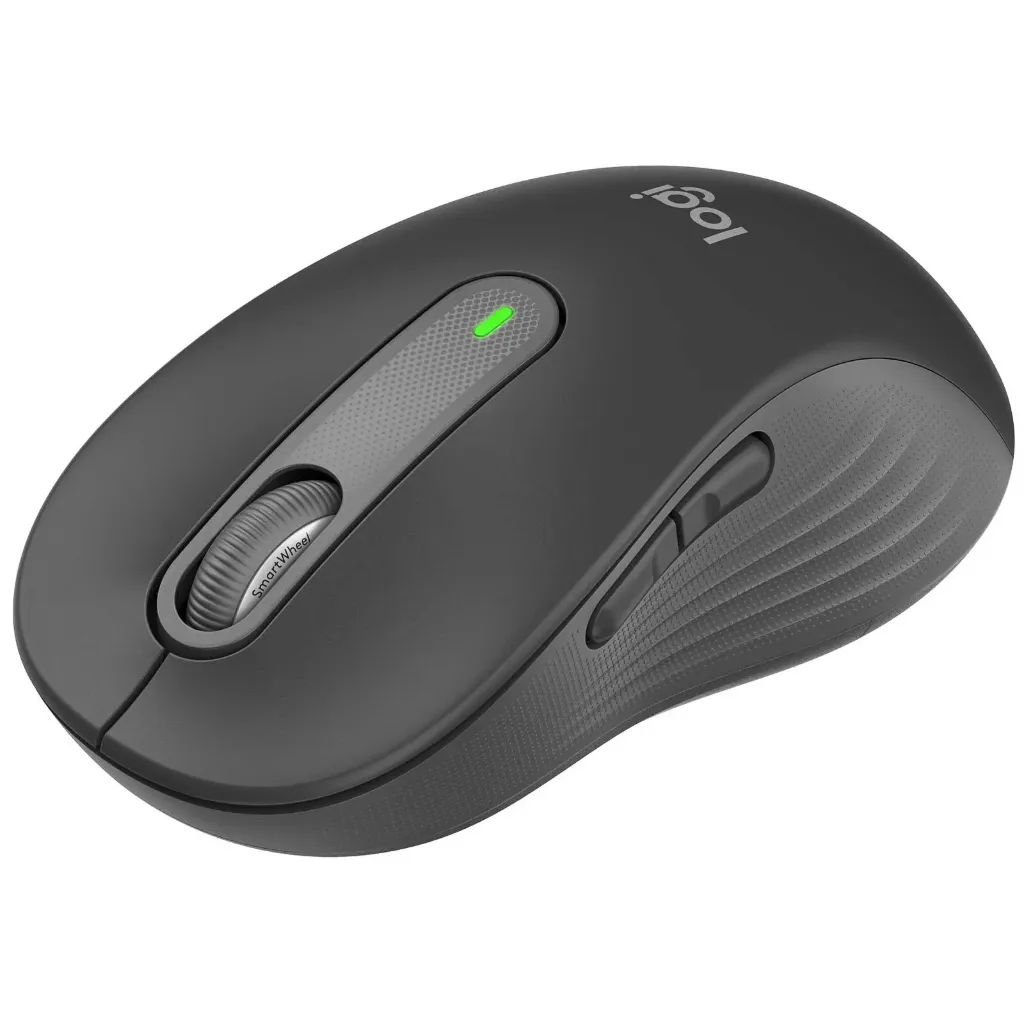 Logitech Signature M650 L Left, souris sans fil gaucher 4 000 DPI (Graphite)