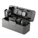 DJI Mic 3 (2 TX + 1 RX + Boîtier de Recharge), Microphone sans Fil pour iPhone/caméra/Android, ultraléger, contrôle de Gain adaptatif pour Un Volume équilibré, 28 h d’Utilisation, Vlog