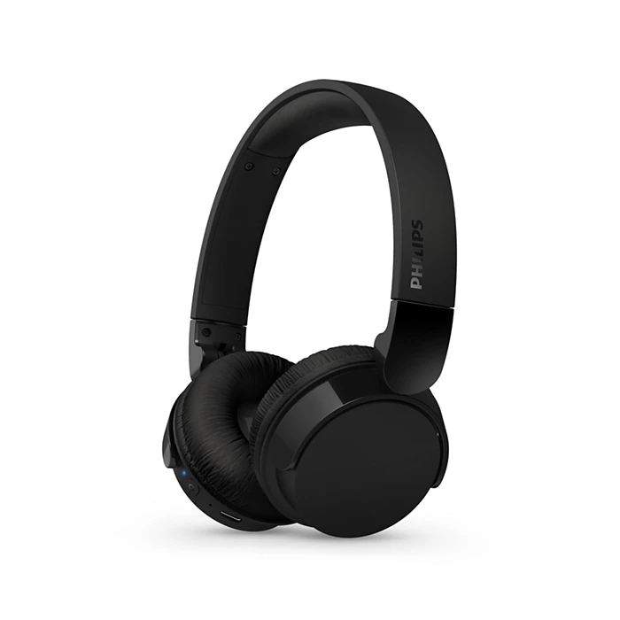 Philips TAH4209BK Casque sans Fil Supra-aural Bluetooth léger, 55 Heures d’autonomie, Recharge en 2 Heures Via USB-C - Noir