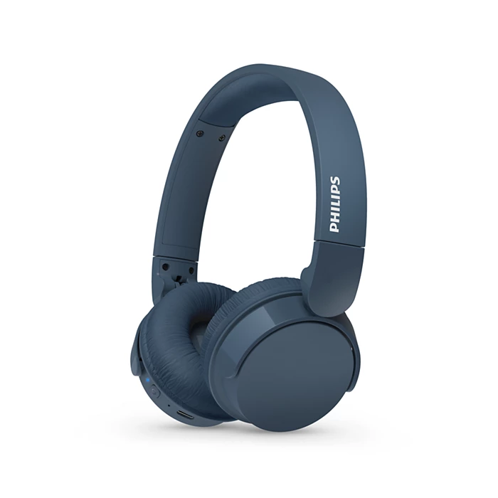Philips TAH4209BL Casque sans Fil Supra -aural Bluetooth léger,  55 Heures d’autonomie, Recharge en 2 Heures Via USB-C - Bleu