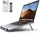 UGREEN Support Ordinateur Portable Ventilé Léger Aluminium 17,3 Pouces Laptop Stand Pliable Porte PC Réglable Ergonomique