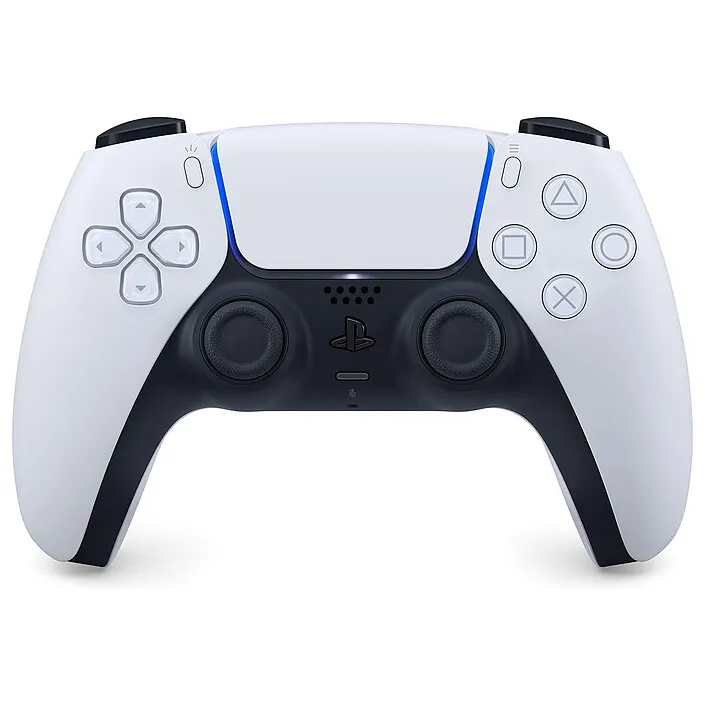 Manette PlayStation 5 officielle DualSense, Sans fil (Blanc)