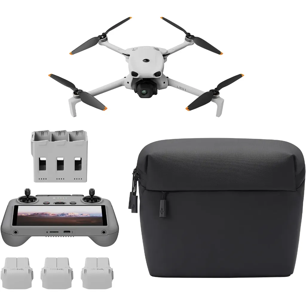 DJI Lito X1 Fly More Combo avec DJI RC 2, 3 batteries, caméra 4K/100 i/s HDR