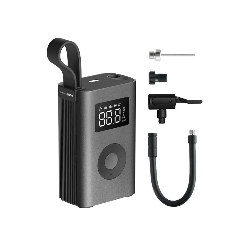 HOTO Compresseur D’air Électrique, 150 PSI Gonfleur De Pneu sans Fil avec Lumière LED