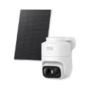 eufy Security eufyCam C37, Suivi IA motorisé à 360°, Solaire 2K