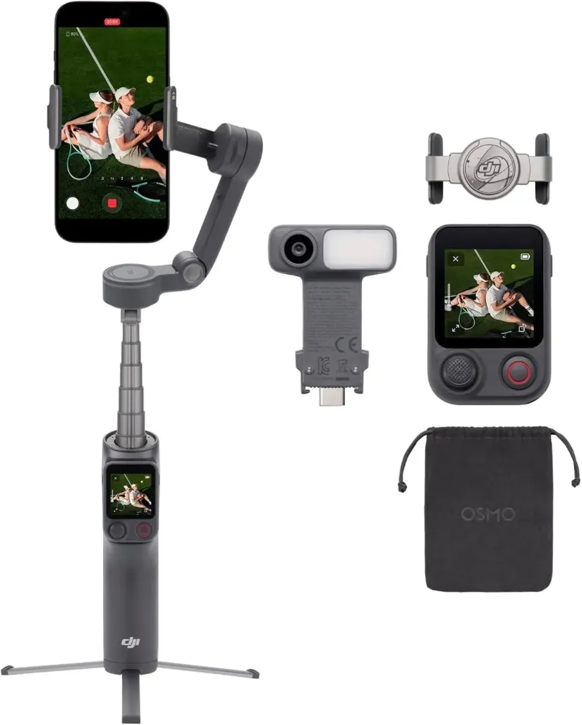 DJI Osmo Mobile 8P, stabilisateur smartphone 3 axes