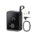 HOTO Compresseur à Air Portatif, 120PSI Portable avec Lumière LED, 12V DC, Batterie de 7500mAH