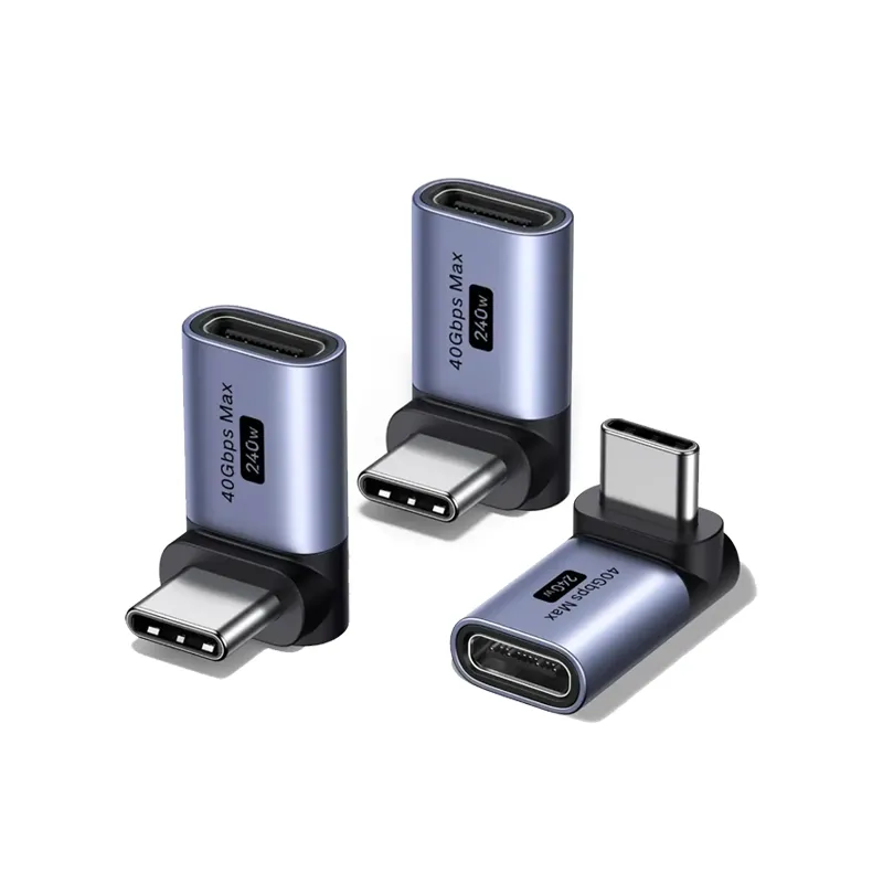 [LS506/85234] UGREEN LS506, lot de 3 adaptateurs USB-C coudés 90°, 40 Gbit/s, 240 W, 8K