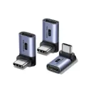 UGREEN LS506, lot de 3 adaptateurs USB-C coudés 90°, 40 Gbit/s, 240 W, 8K