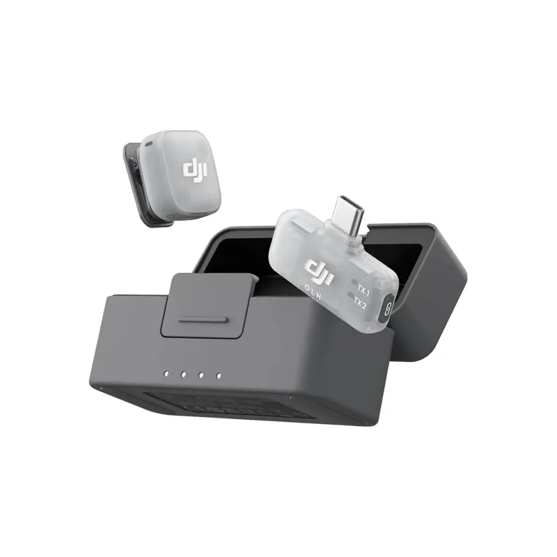 DJI Mic Mini 2, kit mobile 1 TX + récepteur USB-C + boîtier de charge