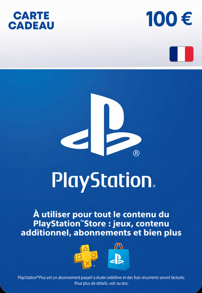 Carte PlayStation 100 €