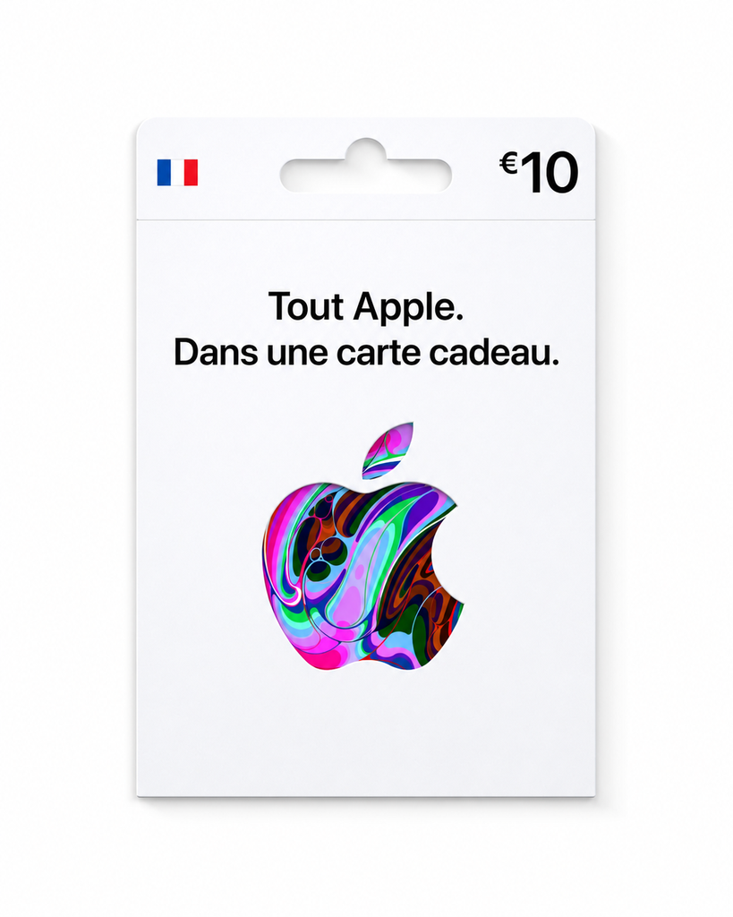 Carte cadeau Apple 10 €