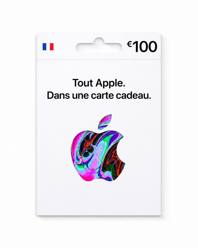 Carte cadeau Apple 100 €