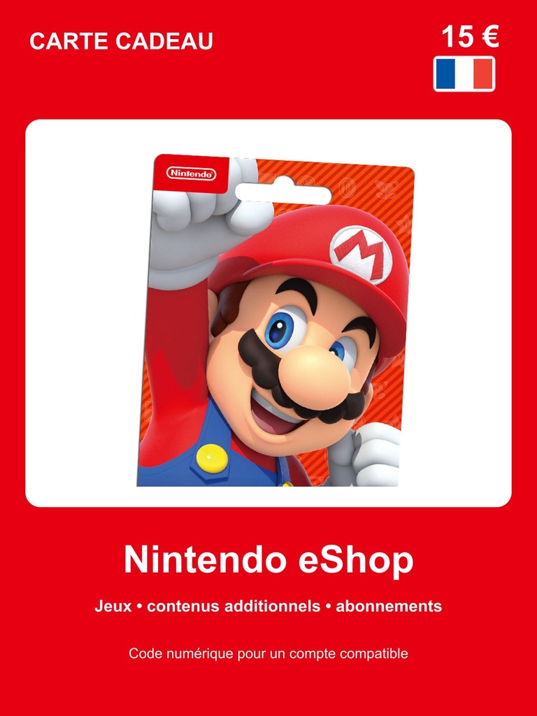 Carte Nintendo eShop 15 €