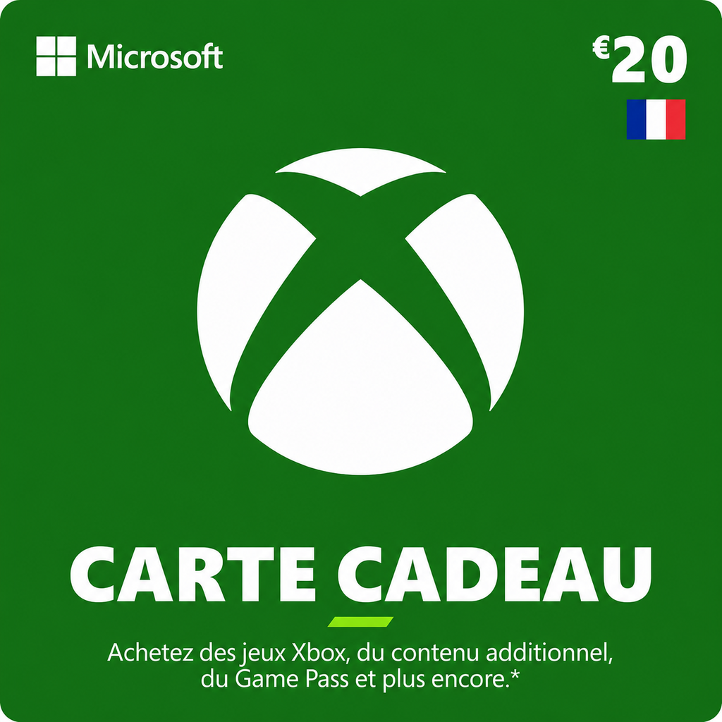 Carte Xbox 20 €