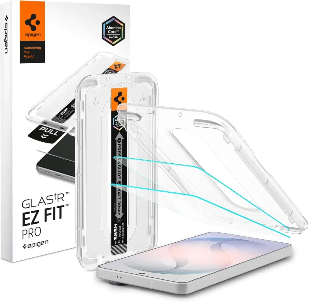 [AGL11091] Verre trempé Spigen Glas.tR EZ Fit Pro pour Galaxy S26, lot de 2
