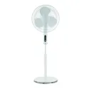 Midea FS40-21MR, ventilateur sur pied 40 W avec télécommande (Noir)