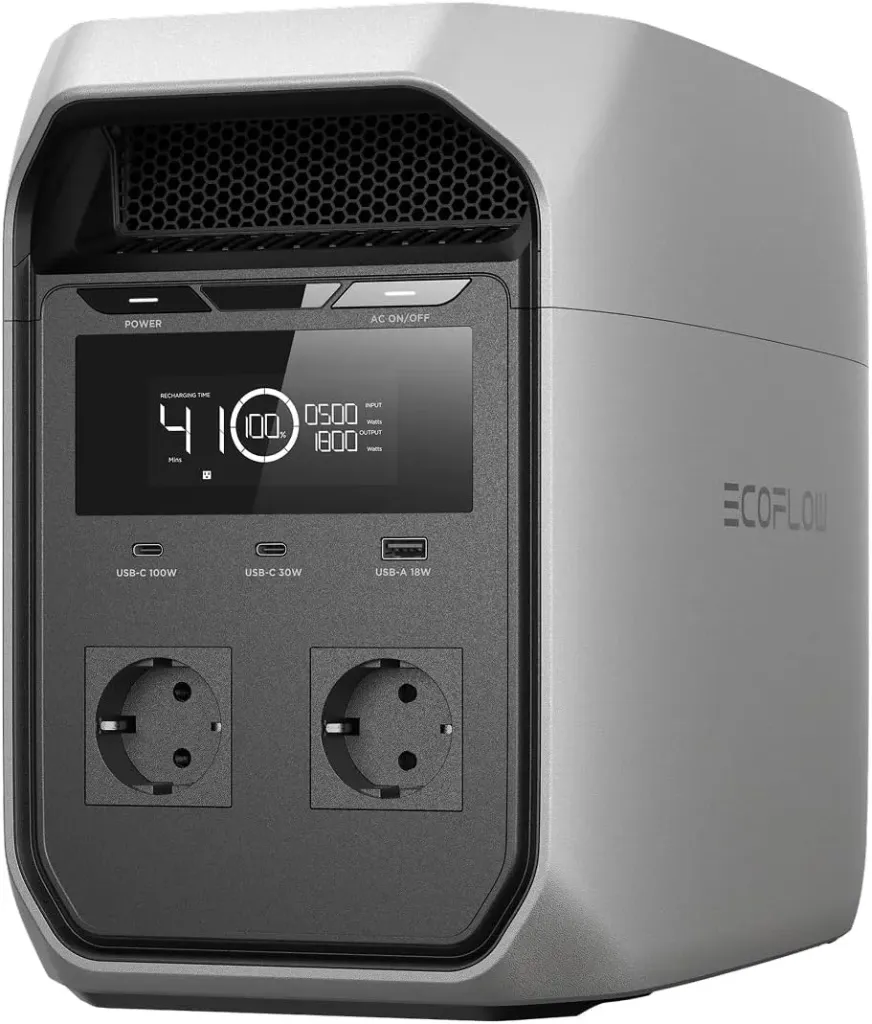 [DELTA 3 Classic] Station électrique portable ECOFLOW DELTA 3 Classic, batterie LiFePO4 1024 Wh, USB-C 100 W