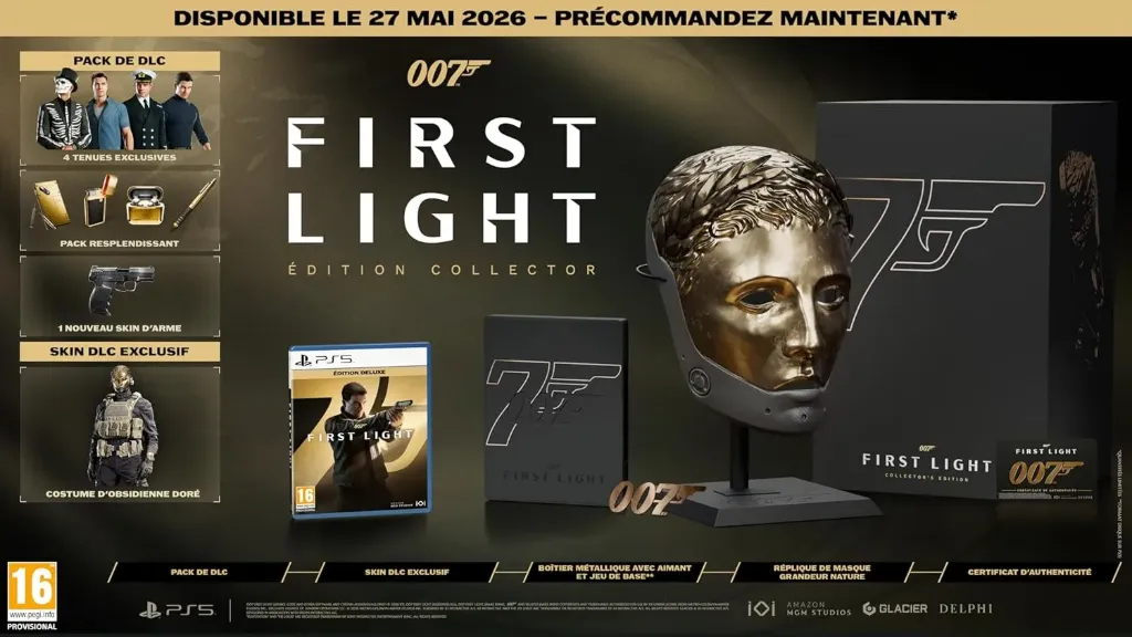 007 First Light Édition Collector, PS5