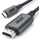 Acer, câble USB-C vers HDMI 2.0, 4K 60 Hz, 2 m (Gris)