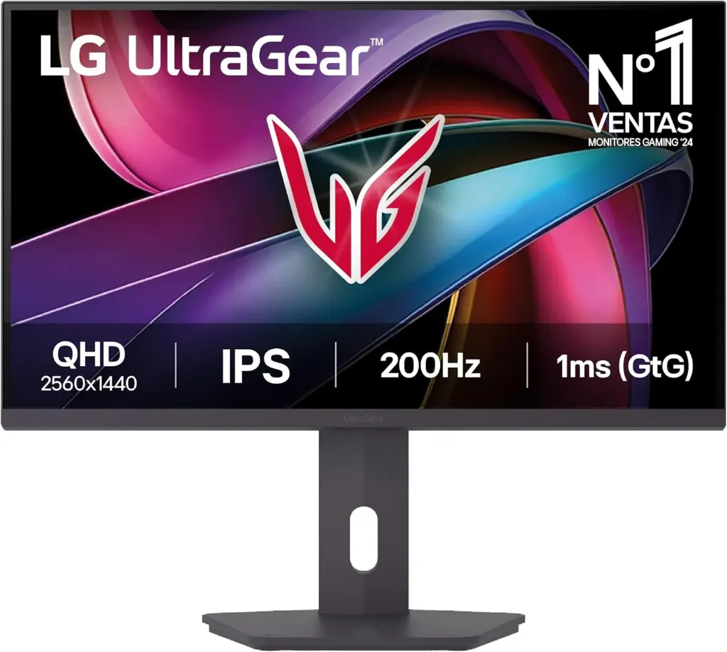 LG UltraGear 27G610A-B, 27″ QHD IPS, 200 Hz, 1 ms GtG (Gris violet)