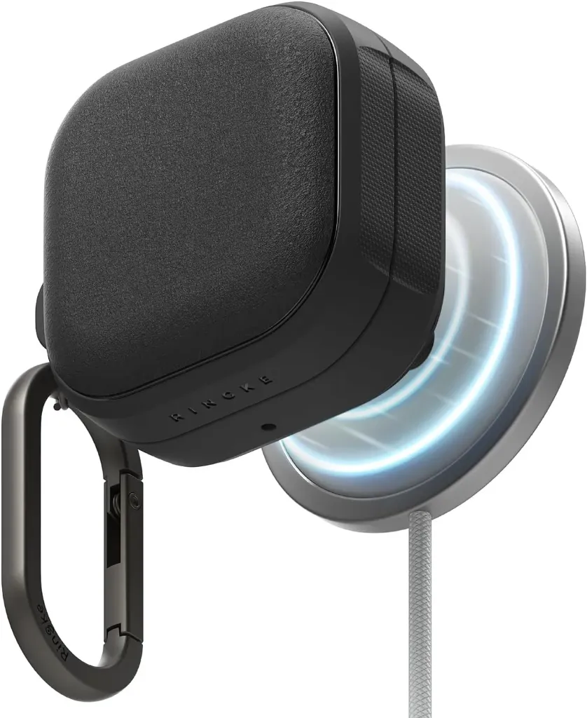Ringke Onyx Magnetic, étui pour Galaxy Buds4/Buds4 Pro (Noir)