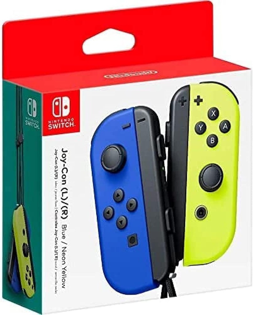 Nintendo Joy-Con, paire Bleue et Jaune pour Switch