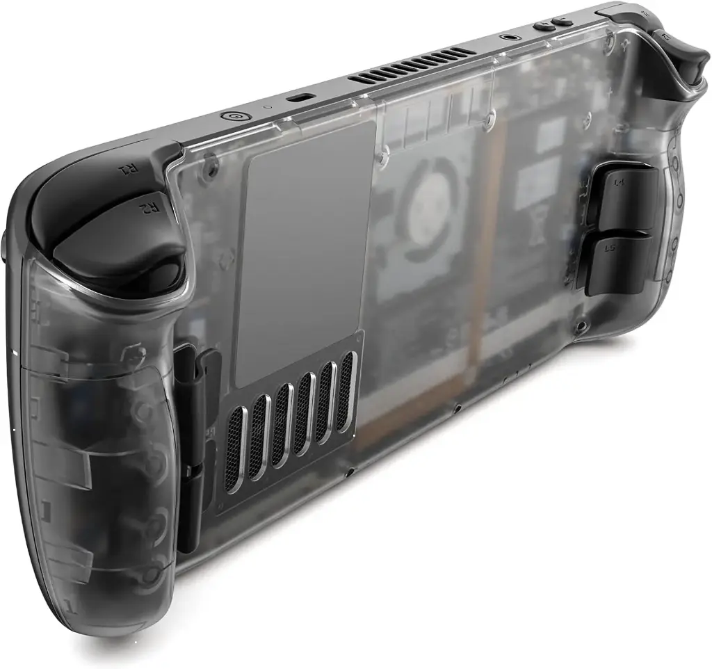 JSAUX, coque arrière transparente pour Steam Deck (Cristal)