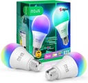 NOUS P3Z, ampoules connectées Zigbee E27 RGB, lot de 2